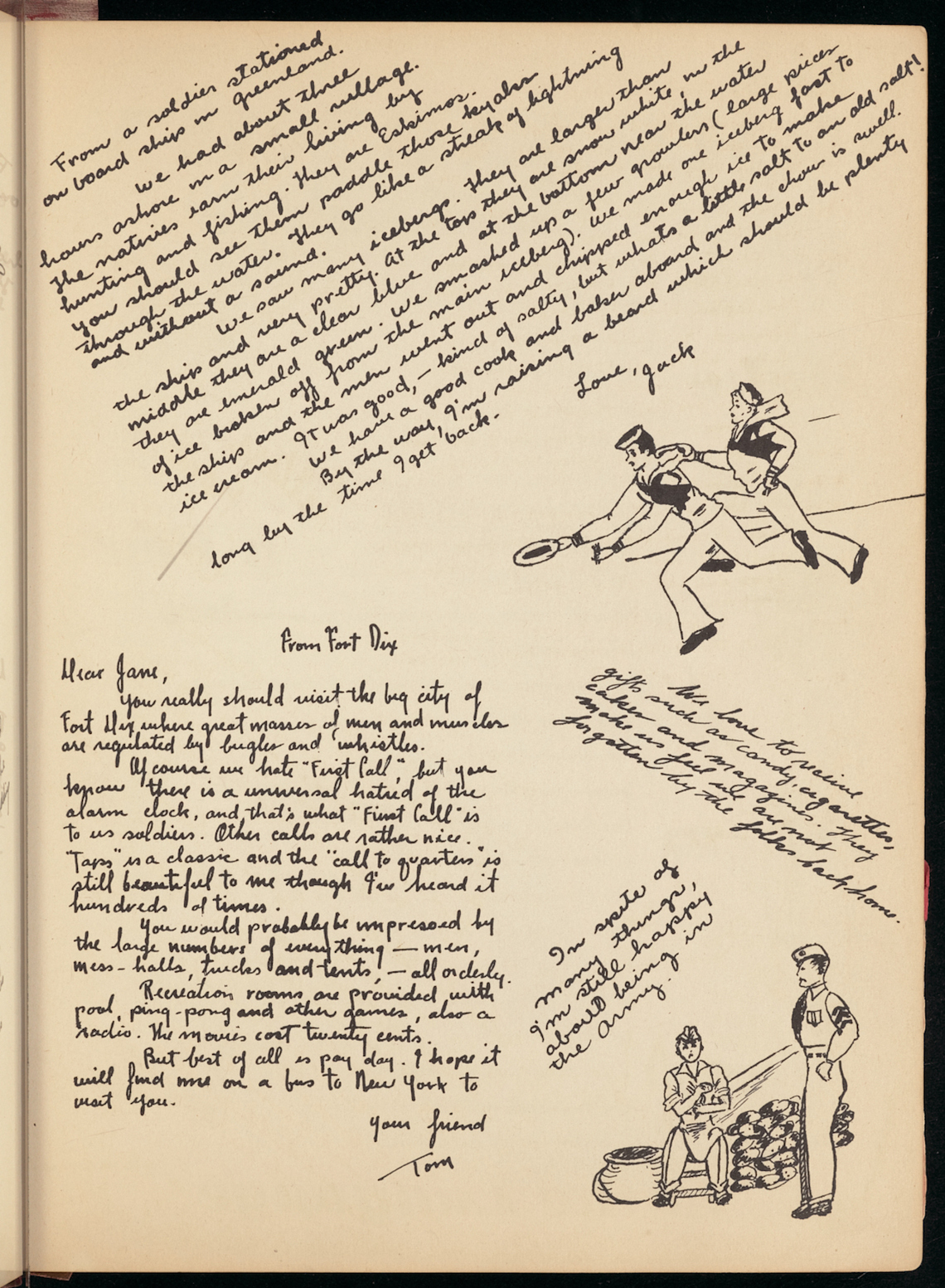 Letters from Camp, page 1
